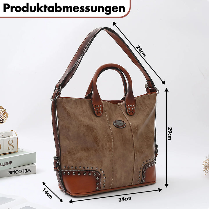 PU Leder Groß schultertaschen für damen – Europebazar