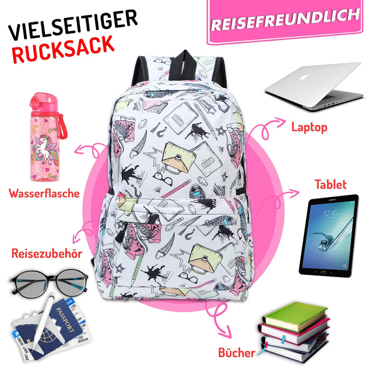 Nette Bedruckte Schultasche Schuh – Europebazar