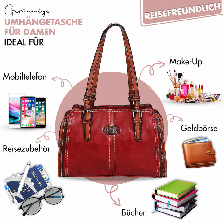 PU Leder Elegante Handtasche und Umhängetasche für Damen – Europebazar