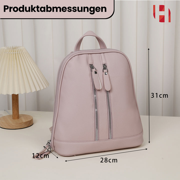 Lederrucksack Damen Pink – Europebazar