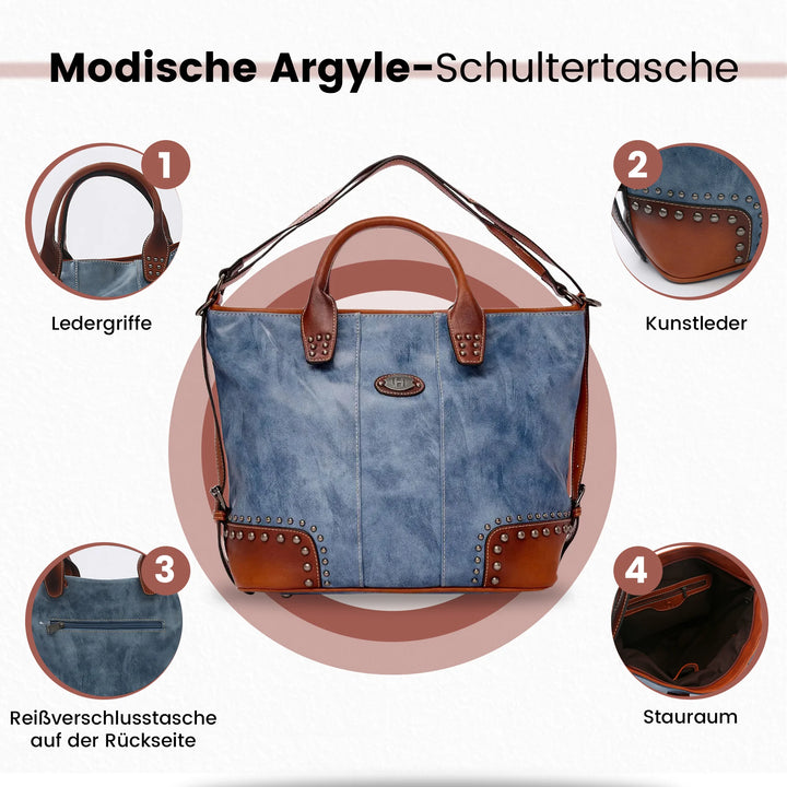 PU Leder Groß schultertaschen für damen – Europebazar