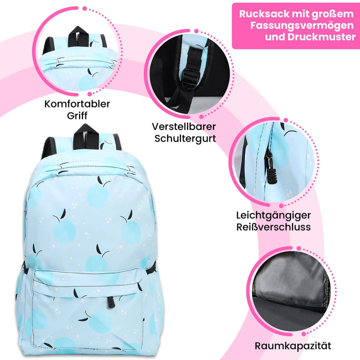 Nette Bedruckte Schultasche Apfel – Europebazar