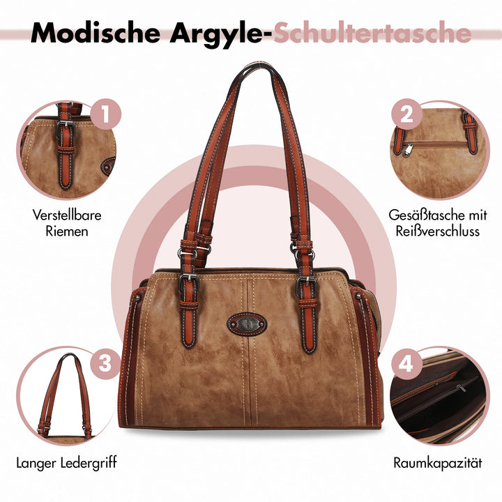 PU Leder Elegante Handtasche und Umhängetasche für Damen – Europebazar