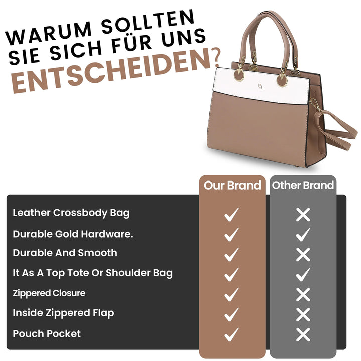 Große handtasche BRAUN – Europebazar