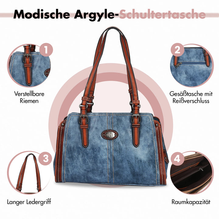 PU Leder Elegante Handtasche und Umhängetasche für Damen – Europebazar