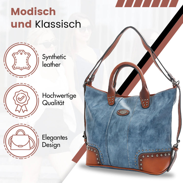 PU Leder Groß schultertaschen für damen – Europebazar