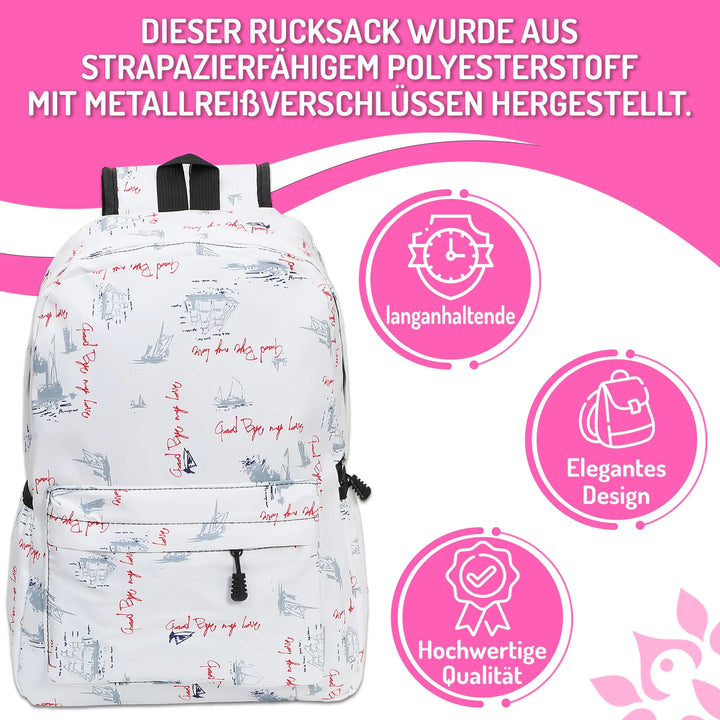 Nette Bedruckte Schultasche Avokado – Europebazar