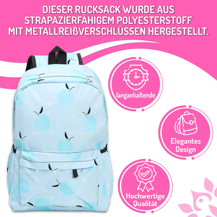 Nette Bedruckte Schultasche Apfel – Europebazar