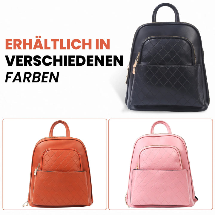 PU Leder Rucksack für Damen Schwarz – Europebazar