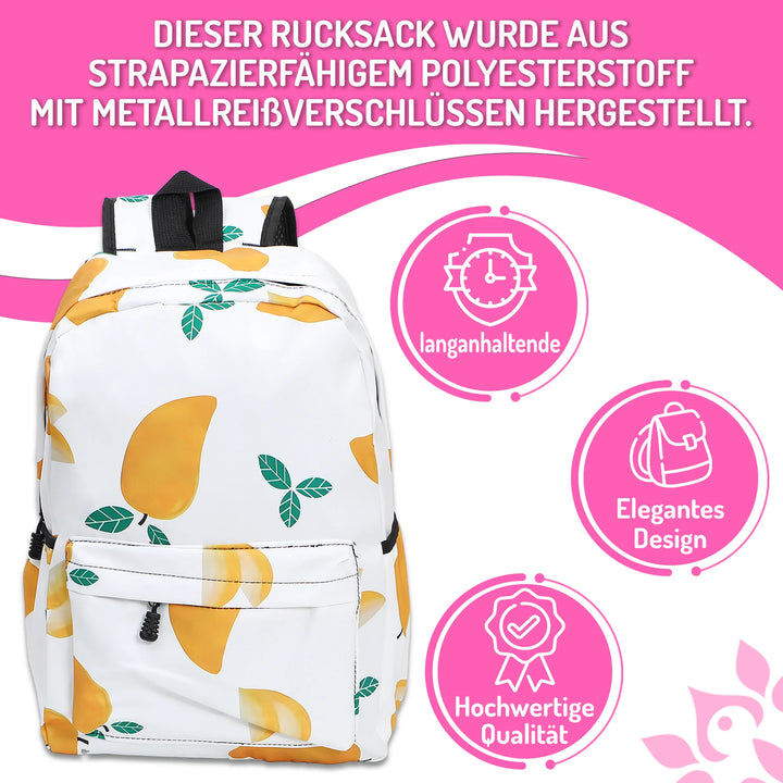   Nette Bedruckte Schultasche Mango – Europebazar