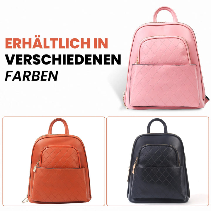 PU Leder Rucksack für Damen Pink– Europebazar