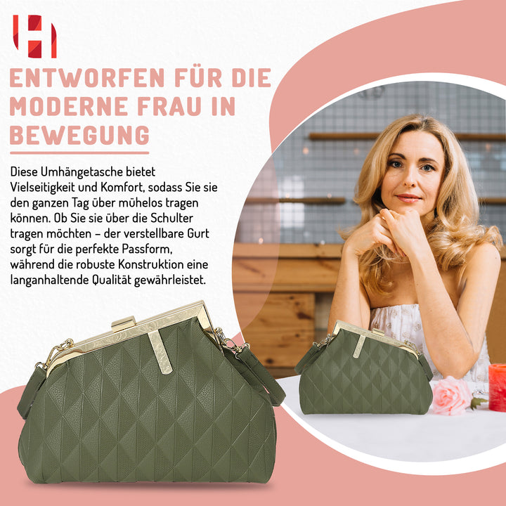 Clutch Damen Grün – Europebazar