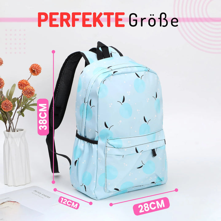 Nette Bedruckte Schultasche Apfel – Europebazar