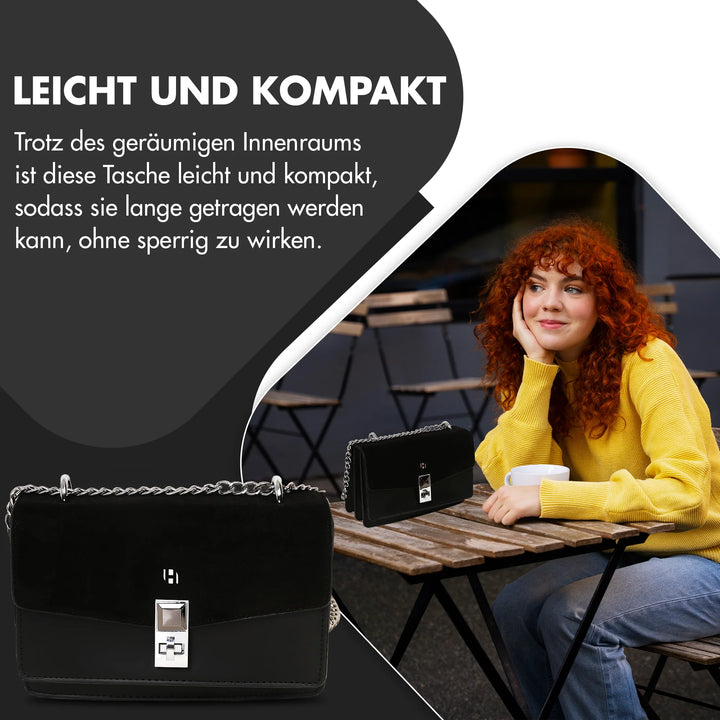 kleine Handtasche Damen Schwarz – Europebazar