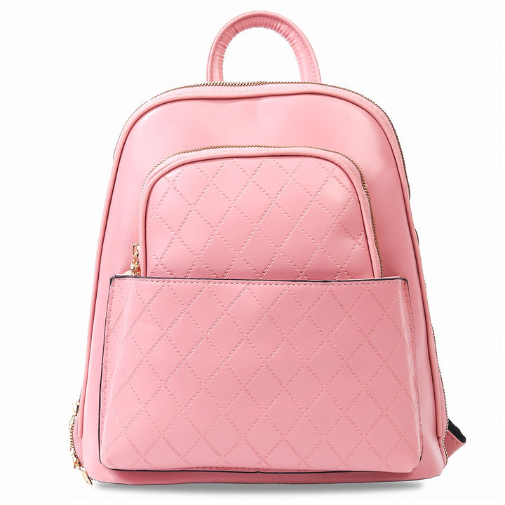 PU Leder Rucksack für Damen Pink– Europebazar