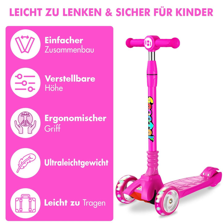 Faltbarer Dreirad-Kinderroller - Europebazar