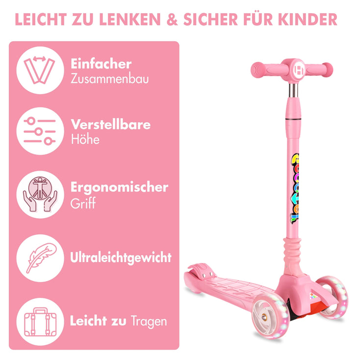 Faltbarer Dreirad-Kinderroller - Europebazar