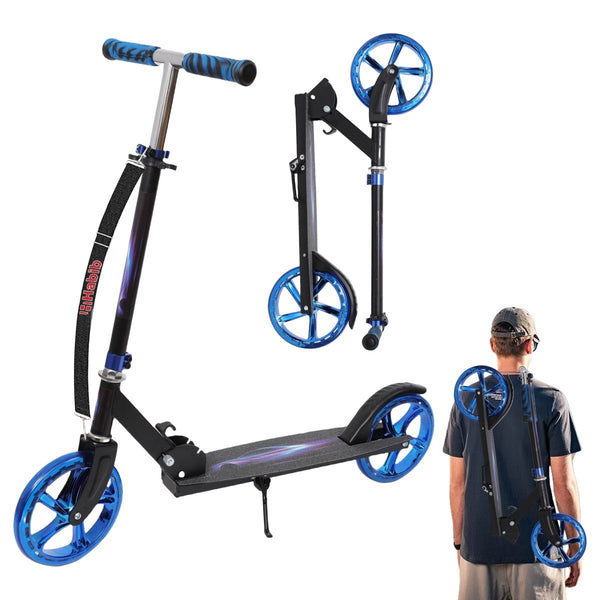 Habib Gruppe Cityroller mit XXL Glanz - Rädern | Klappbar & bis 100kg - Europebazar