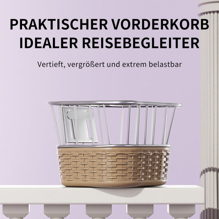 Habib Gruppe Mädchenfahrrad Klassik | Inkl. Luftpumpe & 6 - teiligem Schutz - Set | Karbonstahlrahmen & Duales Bremssystem | Mitwachsend & sicher für Mädchen 3 - 8 Jahre - Europebazar