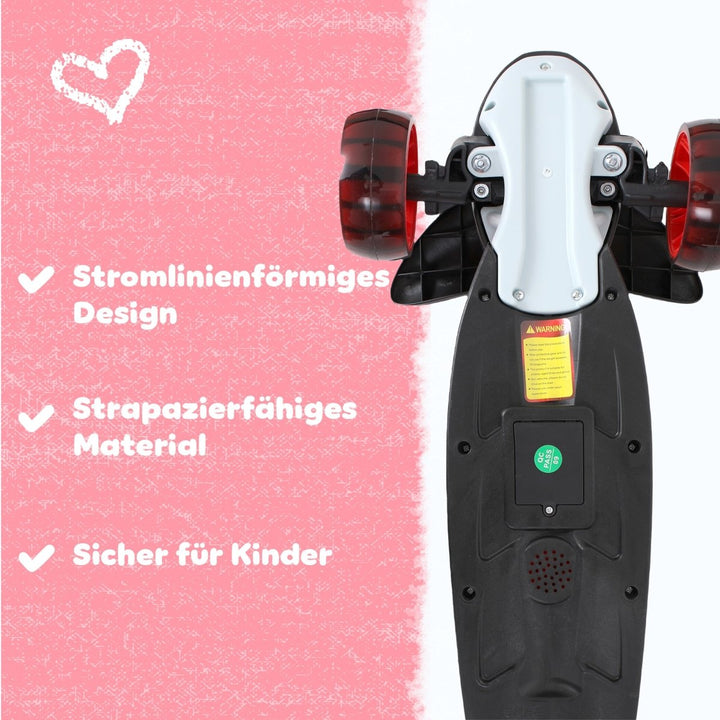 Habib Gruppe Plane Scooter Kinderroller | 3 - Rad, LED - Licht & Faltbar - Europebazar