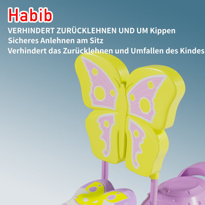 Habib Gruppe Prinzessin Fahrrad 12" 14" 16" | Komplett - Set mit Korb & Box - Europebazar