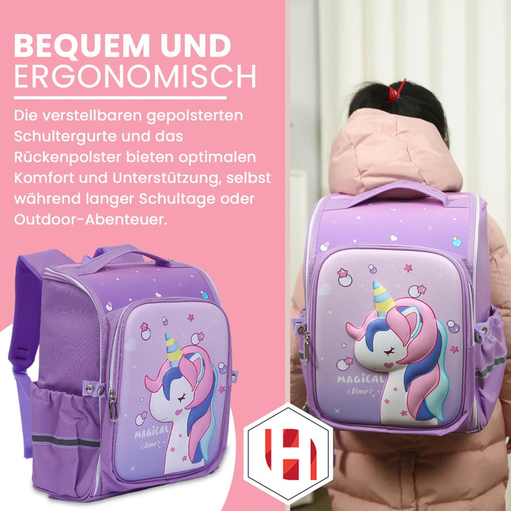 Schulranzen Mädchen Einhorn - Europebazar