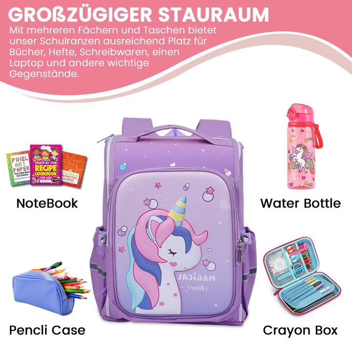 Schulranzen Mädchen Einhorn - Europebazar