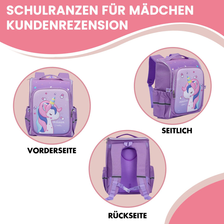 Schulranzen Mädchen Einhorn - Europebazar