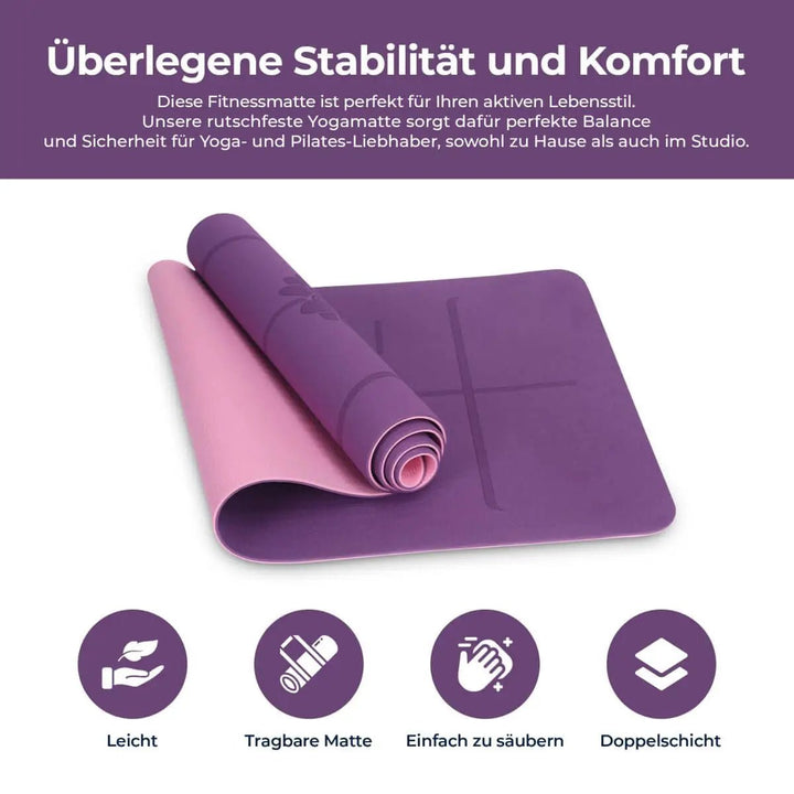 Yogamatte für Meister und Anfänger - Europebazar