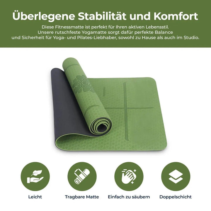 Yogamatte für Meister und Anfänger - Europebazar