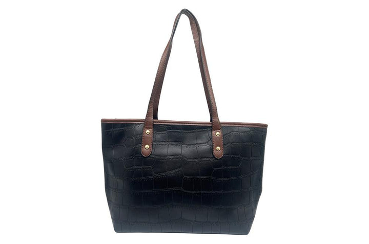 Leder kariert Handtasche - Europebazar